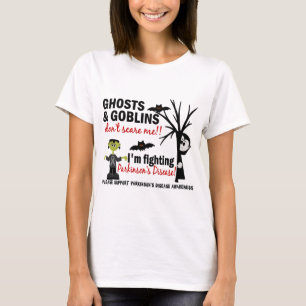 Halloween 1 Parkinson-Krankheits-Krieger T-Shirt