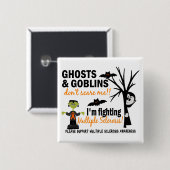 Halloween 1 Sklerose-Krieger Button (Vorne & Hinten)