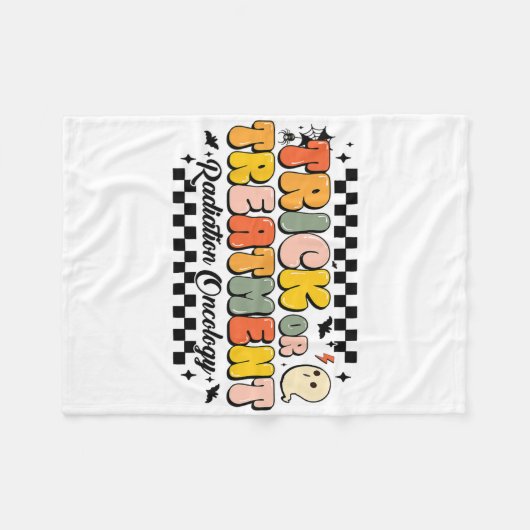 Halloween 1: Trick oder Treatment Radiation Oncolo Fleecedecke (Vorderseite (Horizontal))