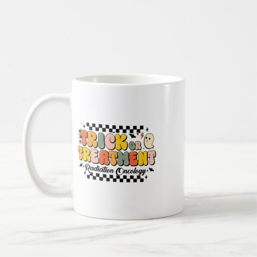 Halloween 1: Trick oder Treatment Radiation Oncolo Kaffeetasse (Links)