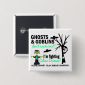 Halloween 1 Zöliakie-Krieger Button (Vorne & Hinten)