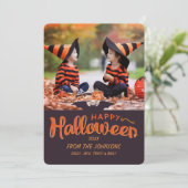 Halloween 2017 karte (Stehend Vorderseite)