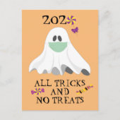 Halloween 2020 Alle Tricks und keine Leckereien Postkarte (Vorderseite)