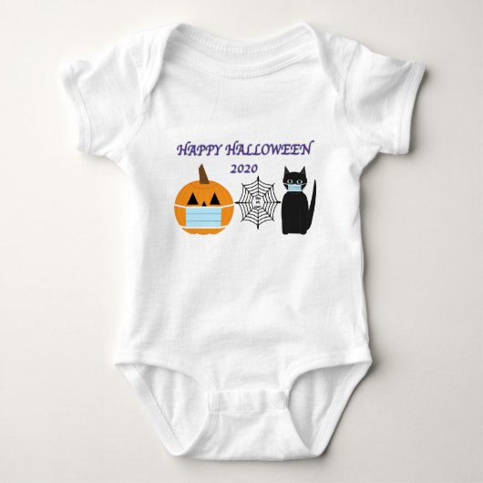 Halloween 2020 baby strampler (Vorderseite)