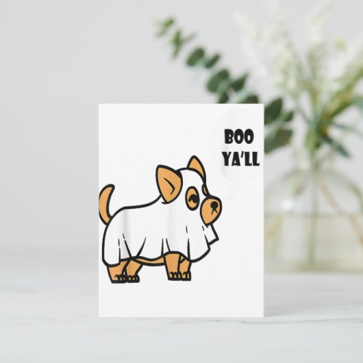 Halloween 2020 Kostüm - Corgi Dog Meme Funny Pupp Einladung (Stehend Vorderseite)