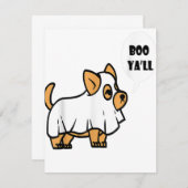 Halloween 2020 Kostüm - Corgi Dog Meme Funny Pupp Einladung (Vorne/Hinten)