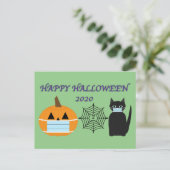 Halloween 2020 postkarte (Stehend Vorderseite)