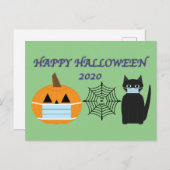 Halloween 2020 postkarte (Vorne/Hinten)