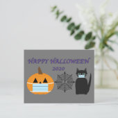 Halloween 2020 postkarte (Stehend Vorderseite)