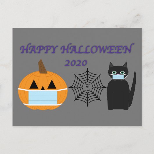 Halloween 2020 postkarte (Vorderseite)