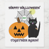 Halloween 2021 weinetikett (Einzelnes Label)
