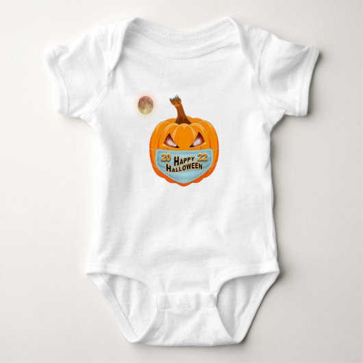 Halloween 2022 baby strampler (Vorderseite)