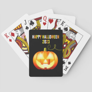 Halloween 2023 Pumpkin Spielkarten