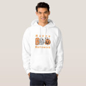 Halloween 2024: Happy Halloween Hoodie T-Shirt (Vorne ganz)