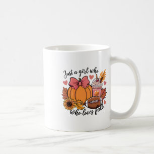 Halloween 2024 nur ein Mädchen, das Lieben fallen Kaffeetasse