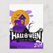 Halloween 2024 Party Holiday Postkarten (Vorderseite)