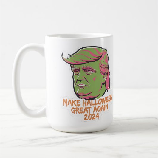 Halloween 2024 Tasse wieder groß machen:Trump-Insp (Links)