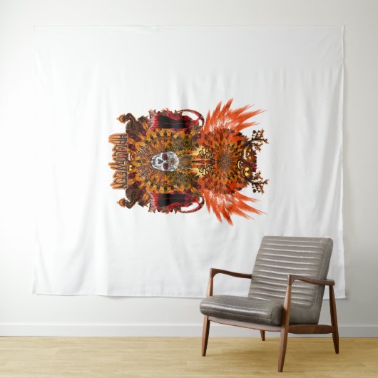 Halloween 2024 wandteppich (Beispiel (Horizontal))