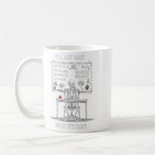 Halloween 2025 Funny Quiet Skeleton Lehrer Niedlic Kaffeetasse (Links)