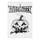 Halloween 2025 Grusel-Saison Mini Klemmbrett (Rückseite)