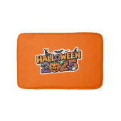 Halloween 2025 Magic – Festive Pumpkin Badematte (Vorderseite)