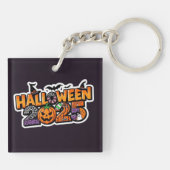 Halloween 2025 Magic – Festive Pumpkin Schlüsselanhänger (Rückseite)