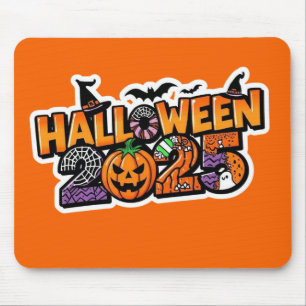 Halloween 2025 Magie – Festiver Kürbis Mousepad