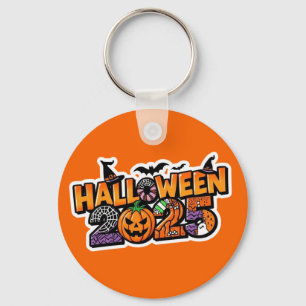 Halloween 2025 Magie – Festiver Kürbis Schlüsselanhänger