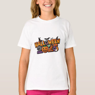 Halloween 2025 Magie – Festiver Kürbis T-Shirt