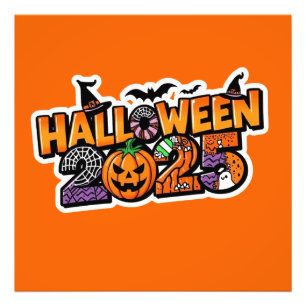 Halloween 2025 Magie – Festlicher Kürbis Fotodruck