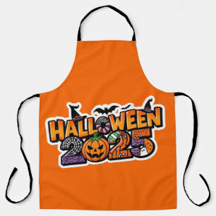 Halloween 2025 Magie – Festlicher Kürbis Schürze