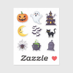 Halloween 2025 Spooky Sticker Set