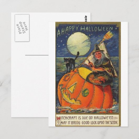 HALLOWEEN-24 POSTKARTE (Vorne/Hinten)