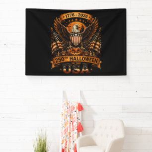 Halloween 250. Jahrestag Adler USA-Flagge Banner