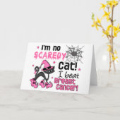 Halloween 2 Brustkrebserkrankung Karte (Gelbe Blume)