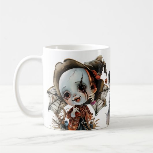 Halloween 2 Digital Print Kaffeetasse (Links)