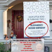 Halloween 2. Geburtstag Einladungen 2.