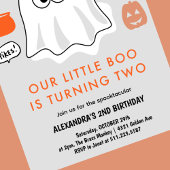 Halloween 2. Geburtstag kleine kooktacular Einladung