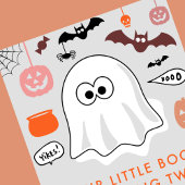 Halloween 2. Geburtstag kleine kooktacular Einladung