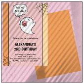 Halloween 2. Geburtstagseinladung wenig niedlich Einladung