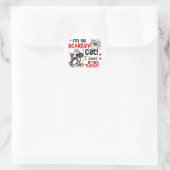 Halloween 2 Hirntumor-Survivor Runder Aufkleber (Tasche)