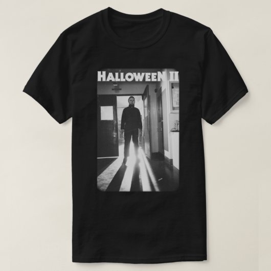 Halloween 2 Michael Myers Faded Poster Long Sleeve T-Shirt (Design vorne)