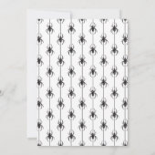 Halloween 2 Spooky Birthday Blue Pumpkins Einladung (Rückseite)