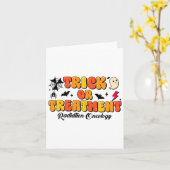 Halloween 2: Trick oder Treatment Radiation Oncolo Karte (Gelbe Blume)