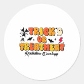 Halloween 2: Trick oder Treatment Radiation Oncolo Runder Aufkleber (Vorderseite)