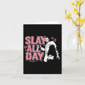 Halloween 2 Valentinstag Michael Myers Slay All Karte (Gelbe Blume)