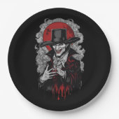 Halloween 2 Vampire, Horror, erschreckend vampire, Pappteller (Vorderseite)