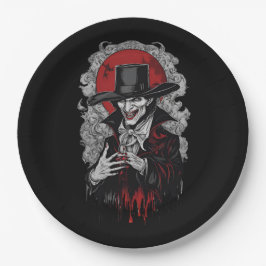 Halloween 2 Vampire, Horror, erschreckend vampire, Pappteller