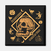 Halloween 31. Oktober Collage Magnet (Vorne)