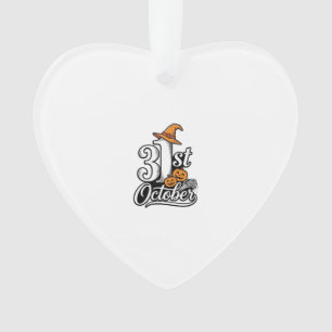 Halloween 31. Oktober Typografie-Shirt-Design_1 Ornament